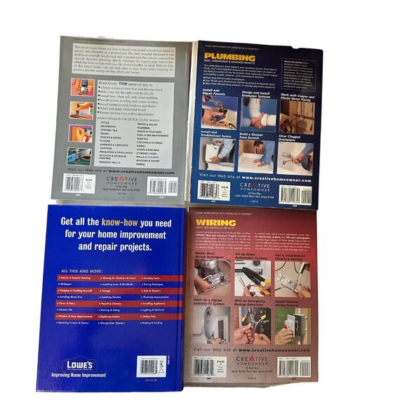 Home improvement lot of 4 DIY books 3 trim plumbing wiring home improvement - Picture 2 of 12